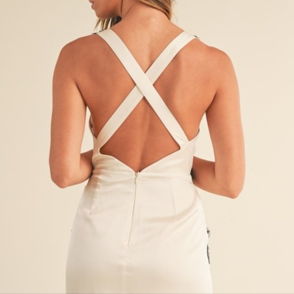 PLUNGE CAMI DRESS - Picture 5 of 7